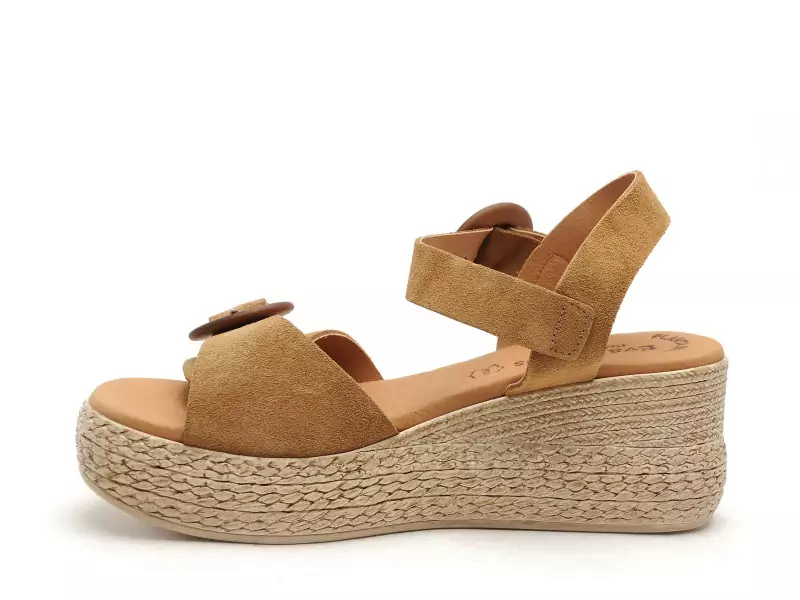 Eva Frutos 3777 Marron Sandales à Talons Femme