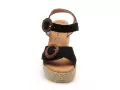 Eva Frutos 3777 Noir Sandales à Talons Femme