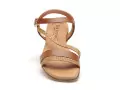 Eva Frutos 3015 Marron Sandales Plates Femme