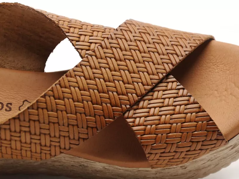 Eva Frutos 714 Marron Sandales à Talons Femme