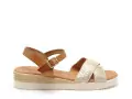 Eva Frutos 4278 Beige Sandales à Talons Femme