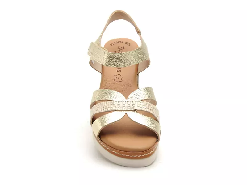 Eva Frutos 550 Or Sandales à Talons Femme