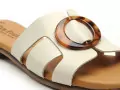Eva Frutos 3054 Beige Mules et Sabots Plats Femme
