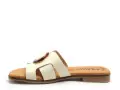 Eva Frutos 3054 Beige Mules et Sabots Plats Femme