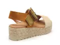 Eva Frutos 718 Beige Sandales à Talons Femme