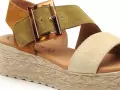 Eva Frutos 718 Beige Sandales à Talons Femme