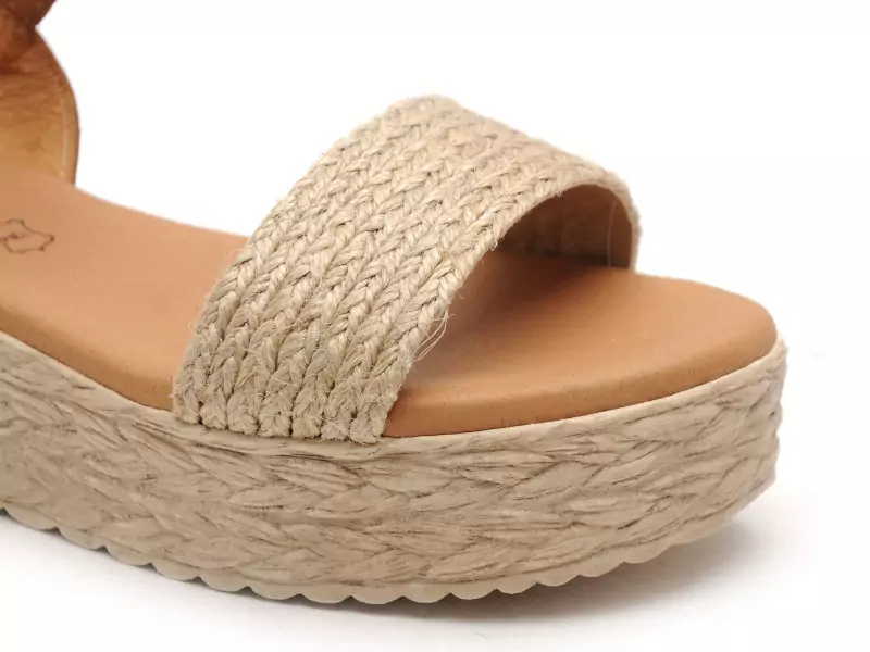 Eva Frutos 791 Beige Sandales à Talons Femme