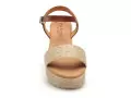 Eva Frutos 791 Beige Sandales à Talons Femme