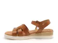 Eva Frutos 4222 Marron Sandales Plates Femme