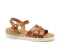 Eva Frutos 4222 Marron Sandales Plates Femme