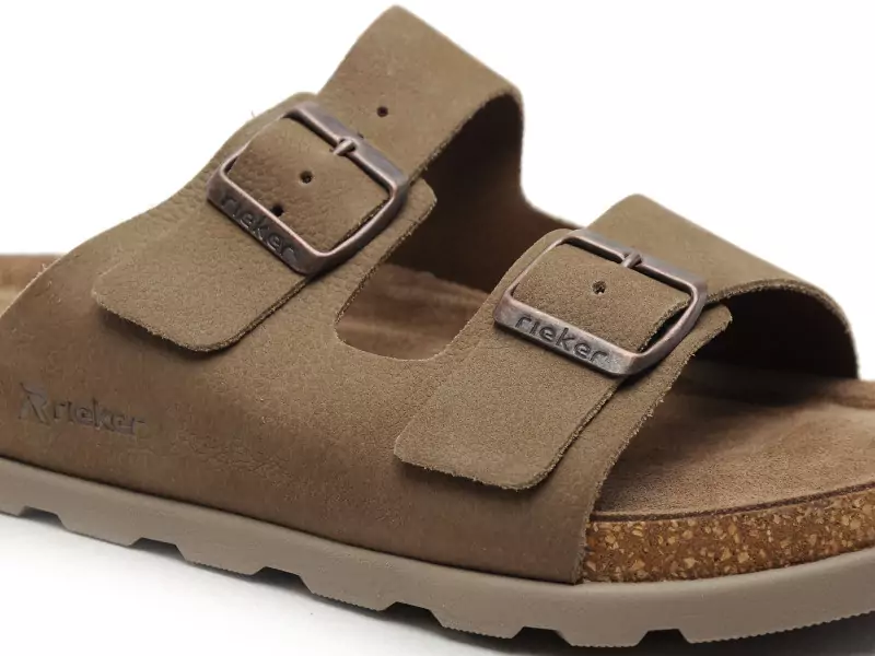 Rieker 21190 Beige Mules Homme