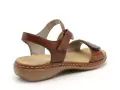 Rieker 659C7 Marron Sandales Plates Femme