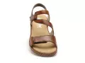 Rieker 659C7 Marron Sandales Plates Femme