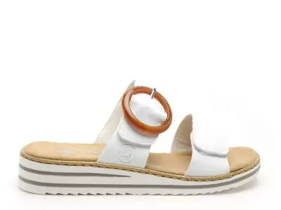V0692 Blanc Mules et Sabots Plats Femme