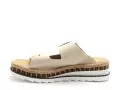 Rieker V7955 Beige Mules et Sabots à Talons Femme