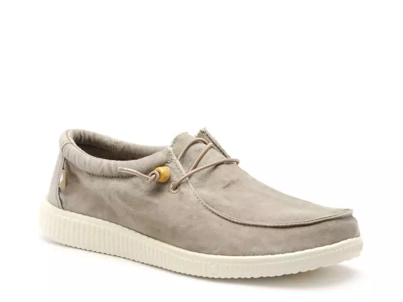 Pitas WALLABI WASH WP150 Beige Mocassins Homme