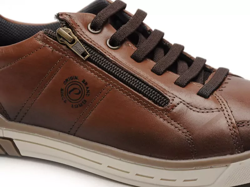 Pegadas 119313 Marron Baskets Basses Homme