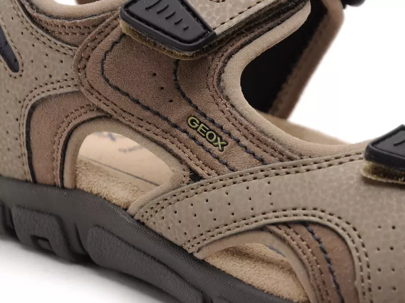 Geox UOMO SANDALE STRADA U8224D Beige Sandales Homme