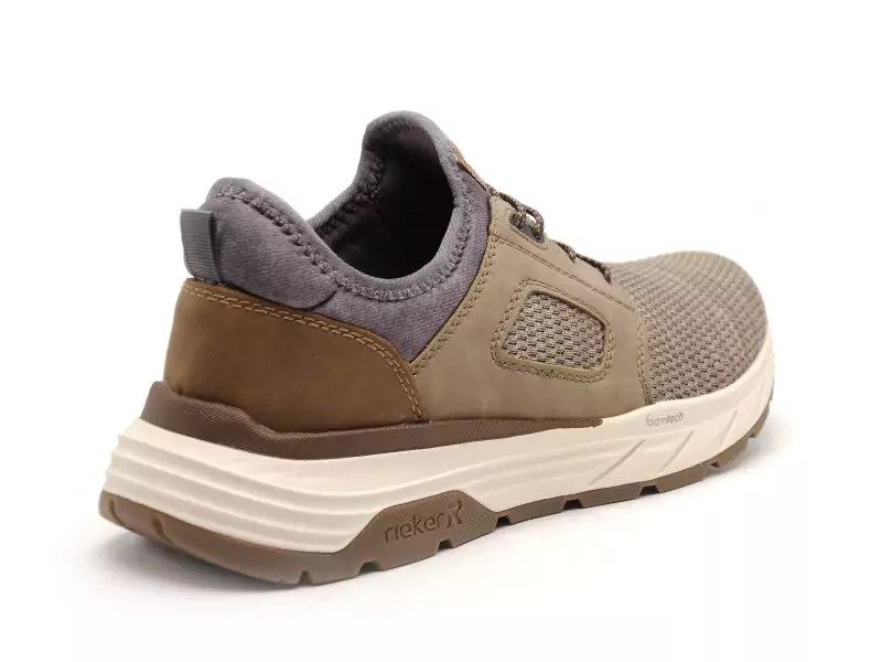 Rieker 06150 Beige Baskets Basses Homme