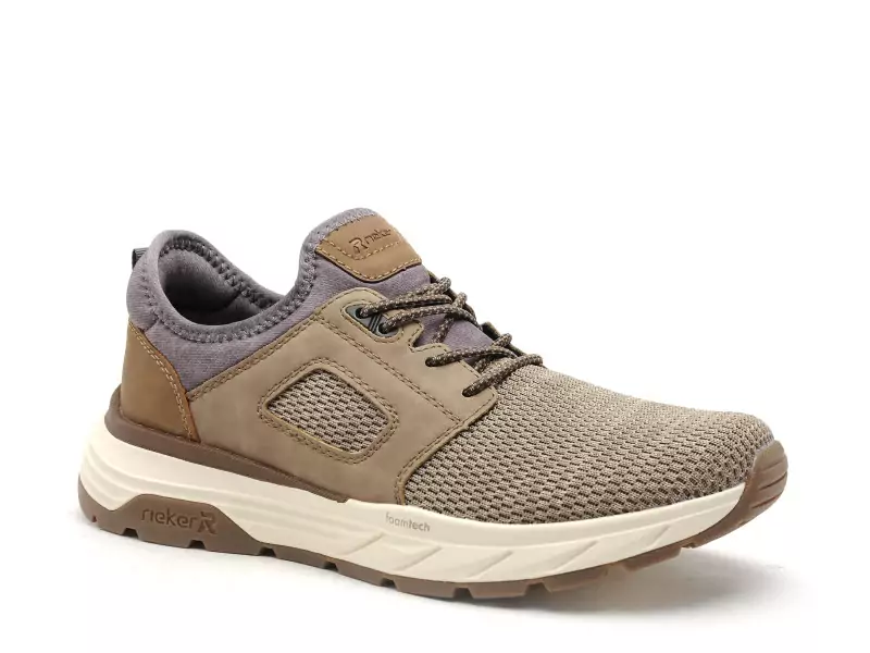 Rieker 06150 Beige Baskets Basses Homme