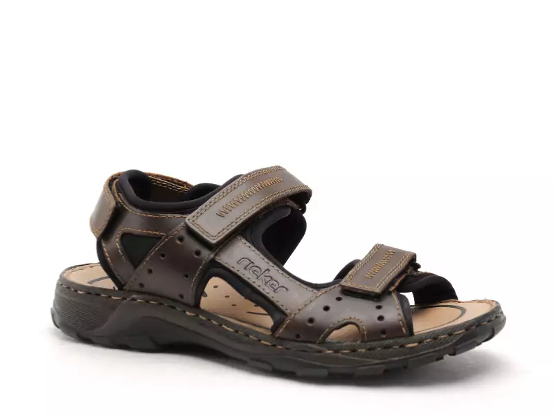 Rieker 26061 Marron Sandales Homme