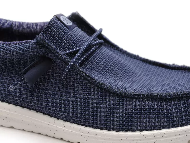 DUDE WALLY SPORTMESH 40403 Bleu Mocassins Homme