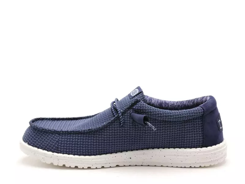 DUDE WALLY SPORTMESH 40403 Bleu Mocassins Homme