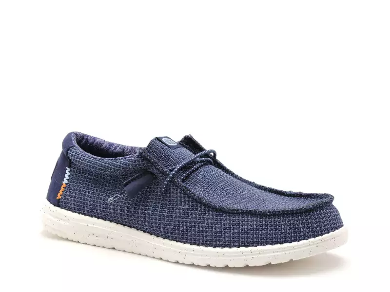 DUDE WALLY SPORTMESH 40403 Bleu Mocassins Homme