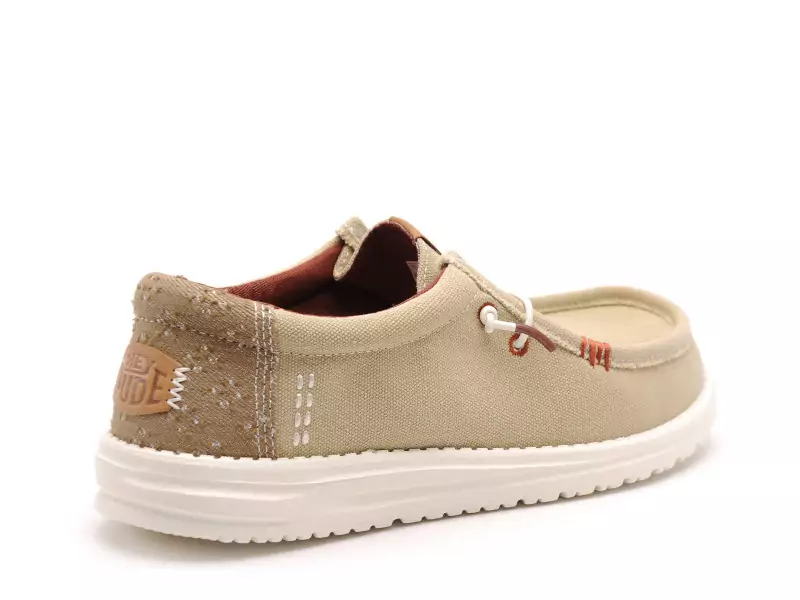 DUDE WALLY WORKWEAR 43084 Beige Mocassins Homme