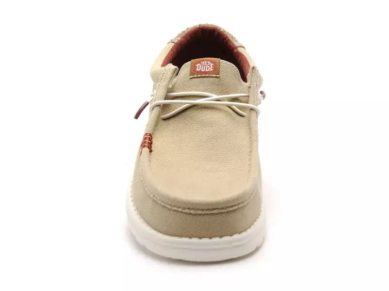 DUDE WALLY WORKWEAR 43084 Beige Mocassins Homme