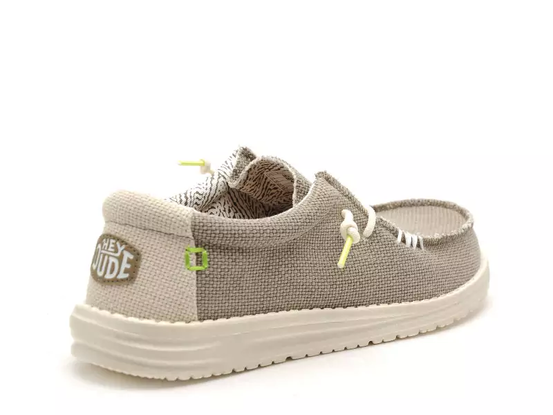 DUDE WALLY BRAIDED 40003 Marron Mocassins Homme