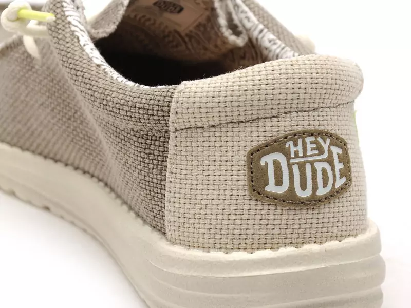 DUDE WALLY BRAIDED 40003 Marron Mocassins Homme