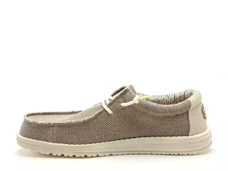 DUDE WALLY BRAIDED 40003 Marron Mocassins Homme