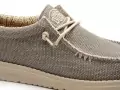 DUDE WALLY BRAIDED 40003 Kaki Mocassins Homme