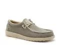DUDE WALLY BRAIDED 40003 Kaki Mocassins Homme