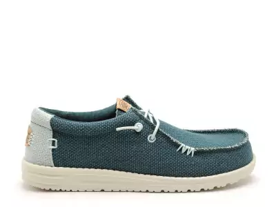 WALLY BRAIDED 40003 Vert Mocassins Homme