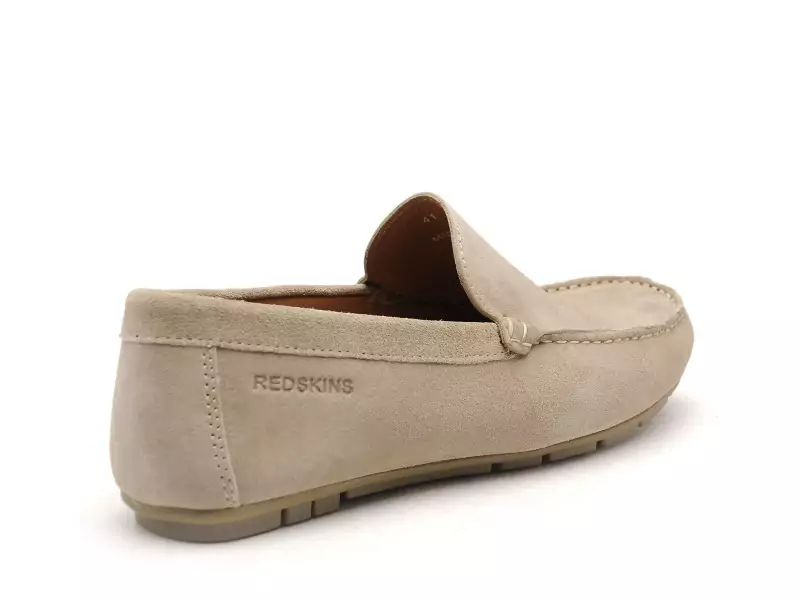 Redskins BEABA Beige Mocassins Homme
