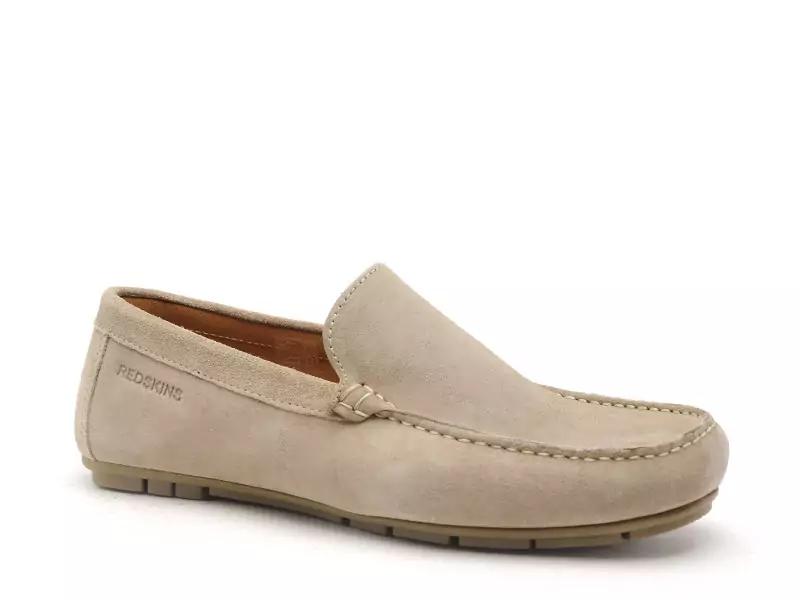 Redskins BEABA Beige Mocassins Homme