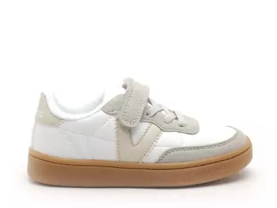 1256102 OSLO EFFET PIEL ET LEOPARD Blanc Baskets Basses Garçon