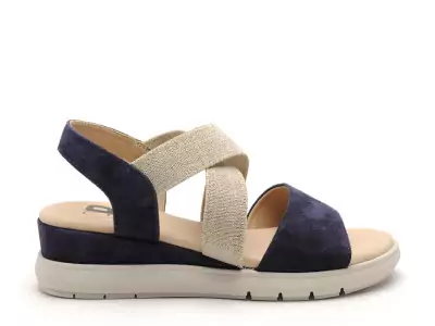 GALATA Bleu Sandales à Talons Femme