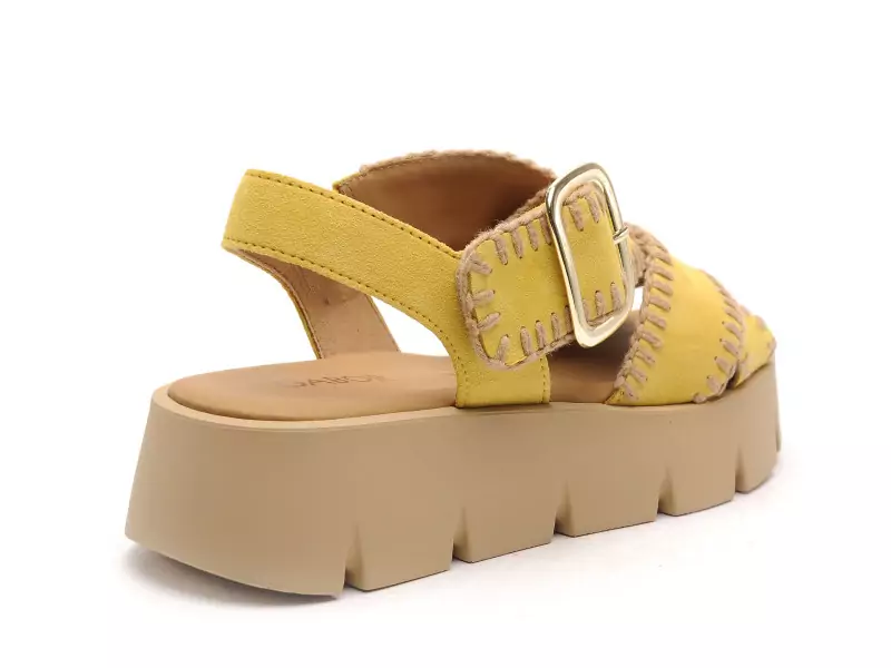Gabor 84 751 13 Jaune Sandales à Talons Femme
