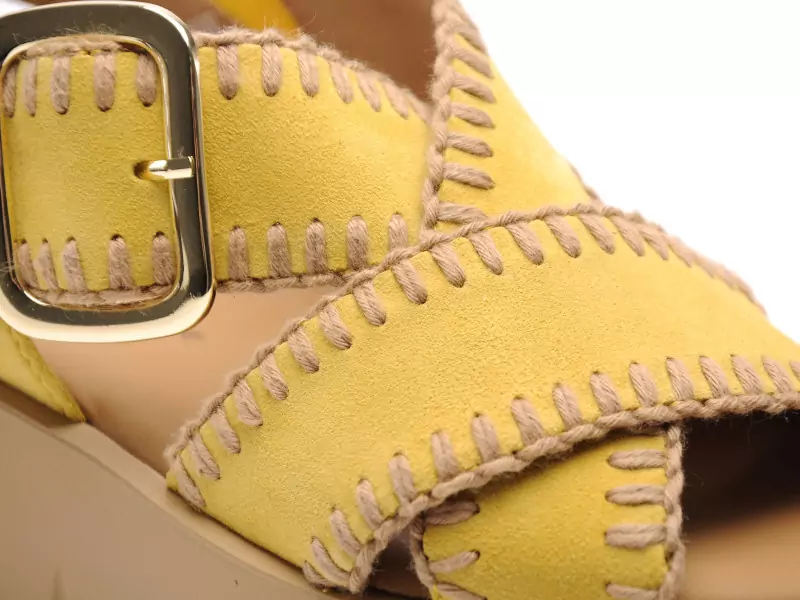 Gabor 84 751 13 Jaune Sandales à Talons Femme