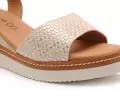 Eva Frutos 569 Beige Sandales à Talons Femme