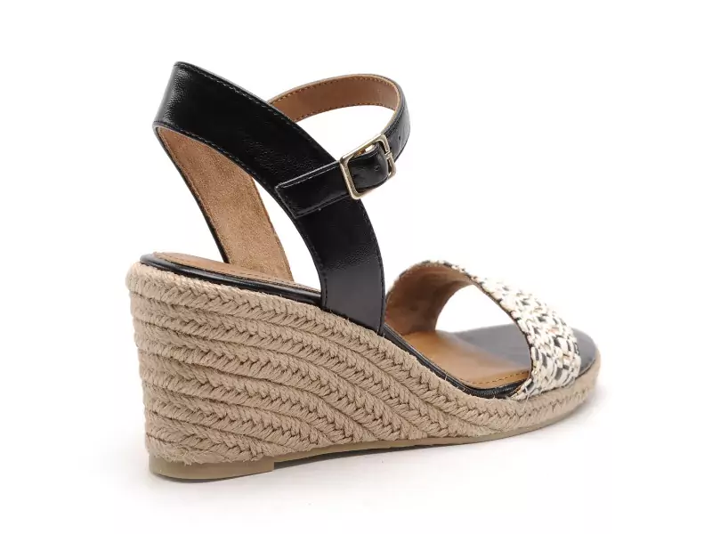 Tamaris 28376 46 Noir Sandales à Talons Femme