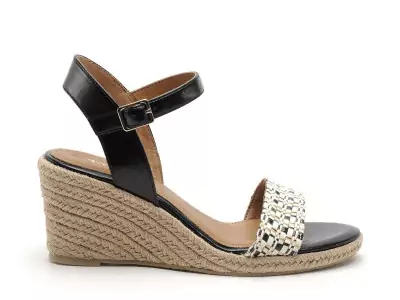 28376 46 Noir Sandales à Talons Femme