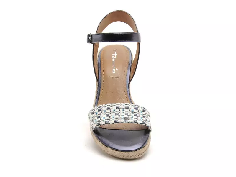 Tamaris 28376 46 Bleu Sandales à Talons Femme