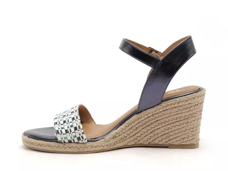 Tamaris 28376 46 Bleu Sandales à Talons Femme