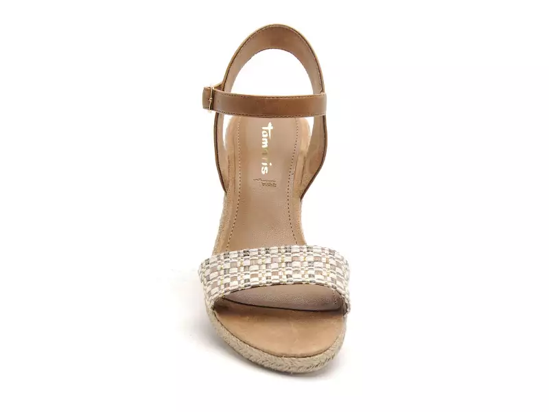 Tamaris 28376 46 Marron Sandales à Talons Femme