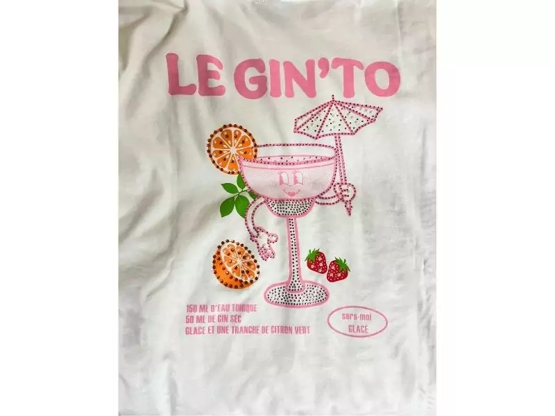 Pieces T-Shirt Blanc GRINK T-Shirts Femme