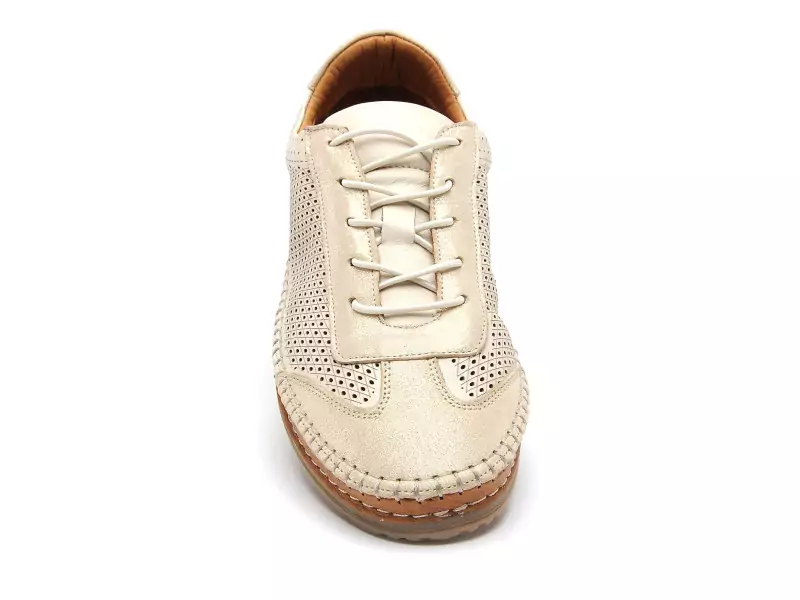 Coco Abricot MALBRANS Beige Baskets Basses Femme